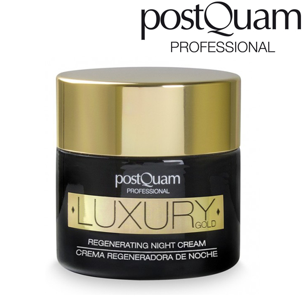 PostQuam Professional LUXURY GOLD mélytápláló, regeneráló éjszakai aranykolloid arckrém 50 ml