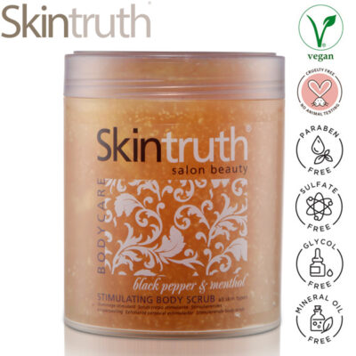 Skintruth BODY élénkítő, bőrstimuláló testradír 450 ml