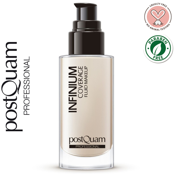PostQuam Professional INFINIUM Coverage bőrtökéletesítő Fluid alapozó 30 ml - Porcelain