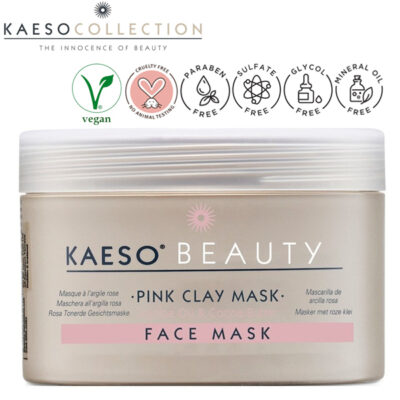 KAESO BEAUTY Detoxifying Pink Clay méregtelenítő pink agyagmaszk 245 ml