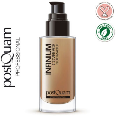 PostQuam Professional INFINIUM Coverage bőrtökéletesítő Fluid alapozó 30 ml - Golden