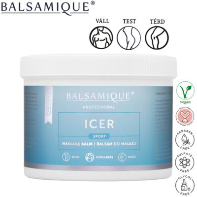 BALSAMIQUE Professional ICER sportmasszázshoz hűtő hatású balzsam 500 ml