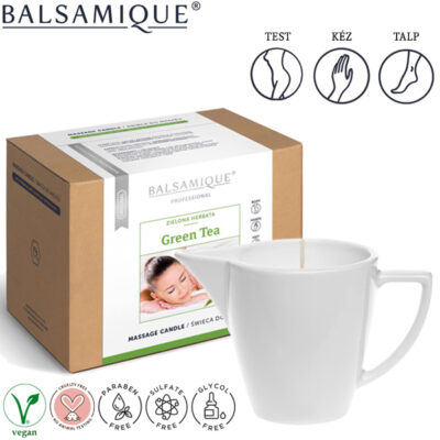 BALSAMIQUE Professional Zöld teás masszázsgyertya 170 g