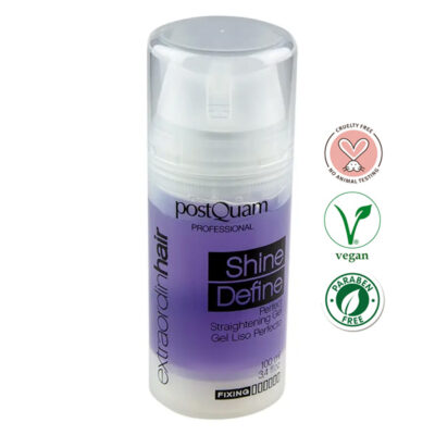 PostQuam Professional Extraordinhair Shine Define páravédő hajegyenesítő gél 100 ml