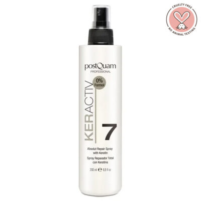 PostQuam Professional KERACTIV Keratinos hajszerkezet újjáépítő és hővédő spray 250 ml